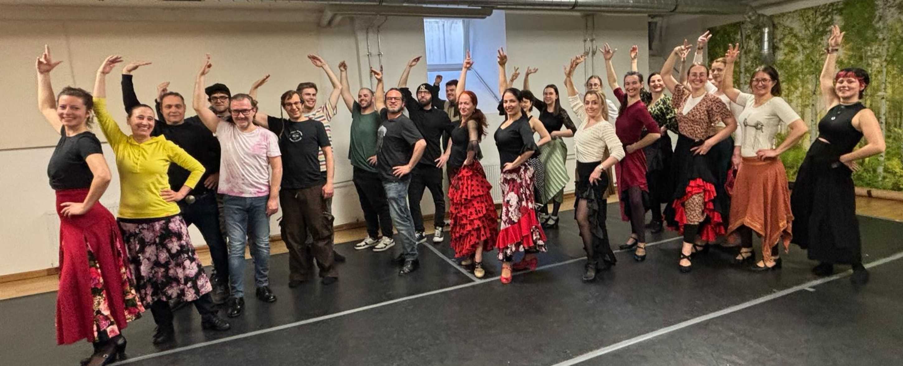 Flamencogruppe Tänzer*innen