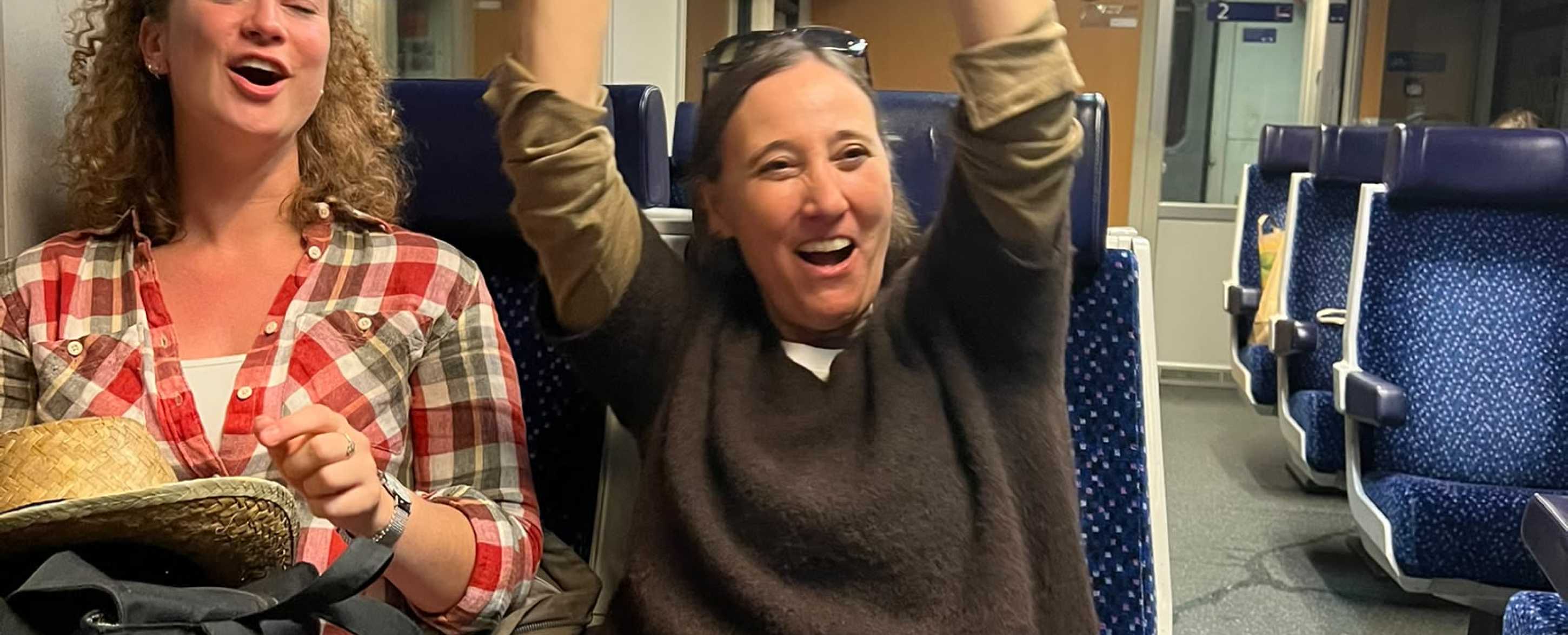 Jubelnde Sabine
