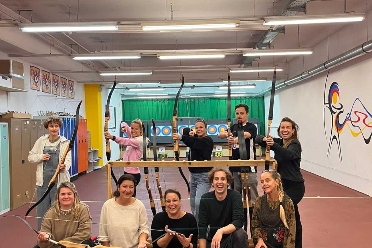 Bogenschütz*innen-Gruppenphoto