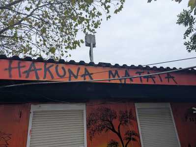 Schriftzug "Hakuna Matata"