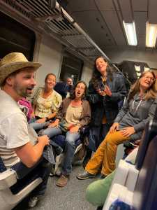 Gruppenbild beim Singen